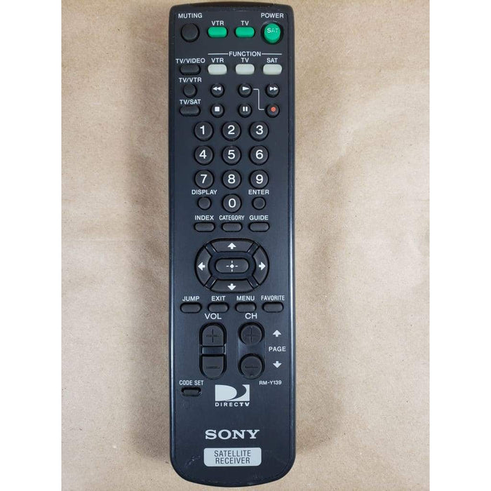 Sony RM-Y139 DirecTV Setellite Receiver Remote Control - Remote Control