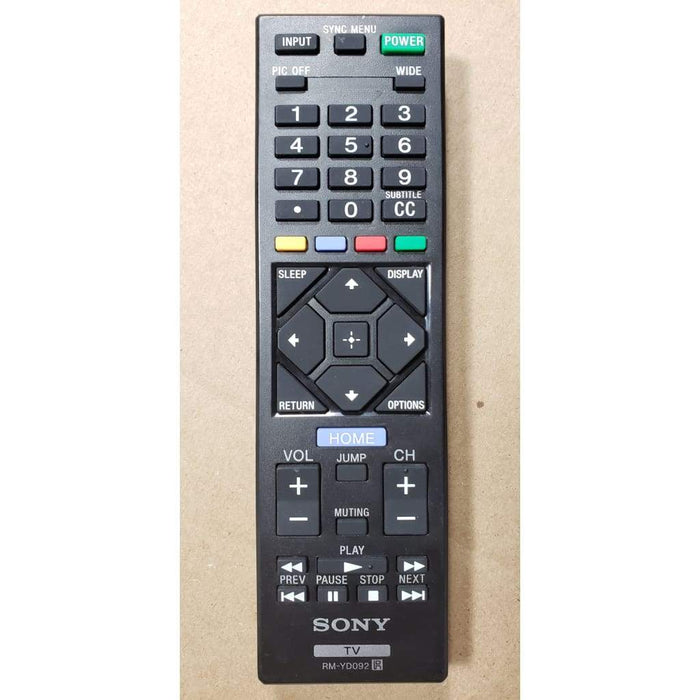 Sony RM-YD092 TV Remote Control - Remote Controls