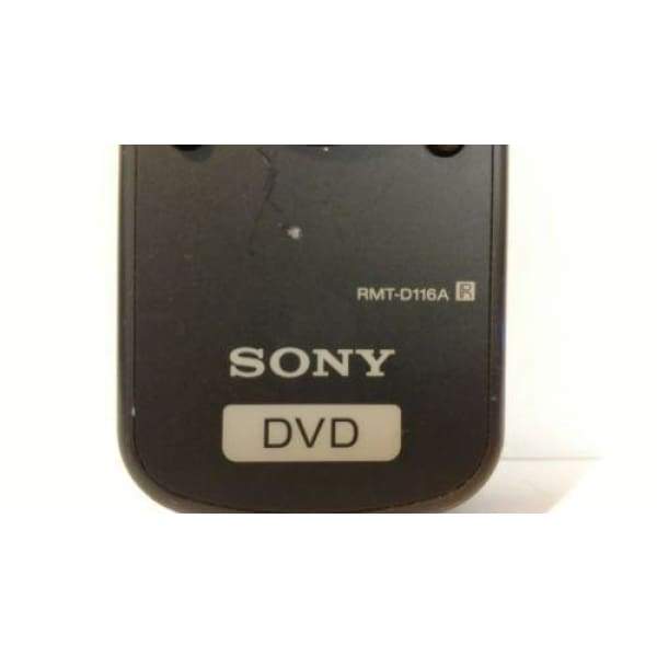 Sony RMT-D116A DVD Remote Control DVP-S350 DVP-S36 DVP-S360 DVP-S363 DVP-S365