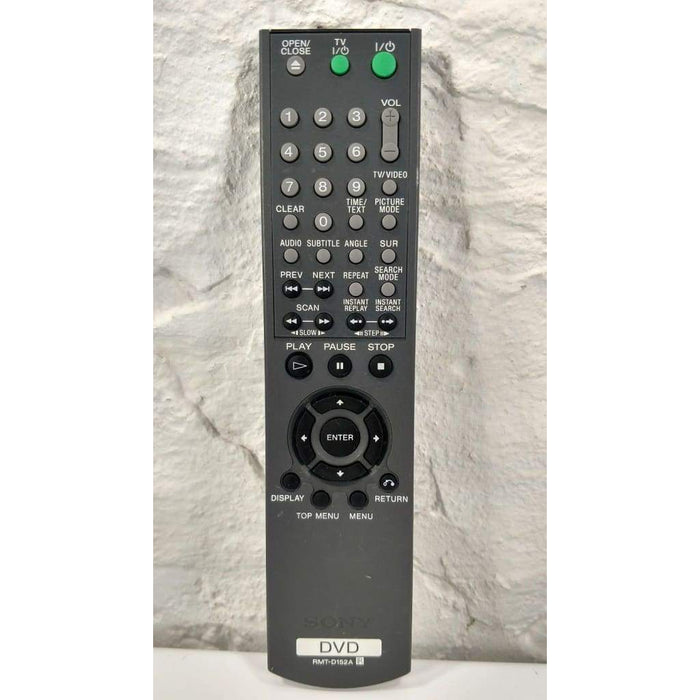 Sony RMT-D152A DVD Player Remote Control - Remote Control