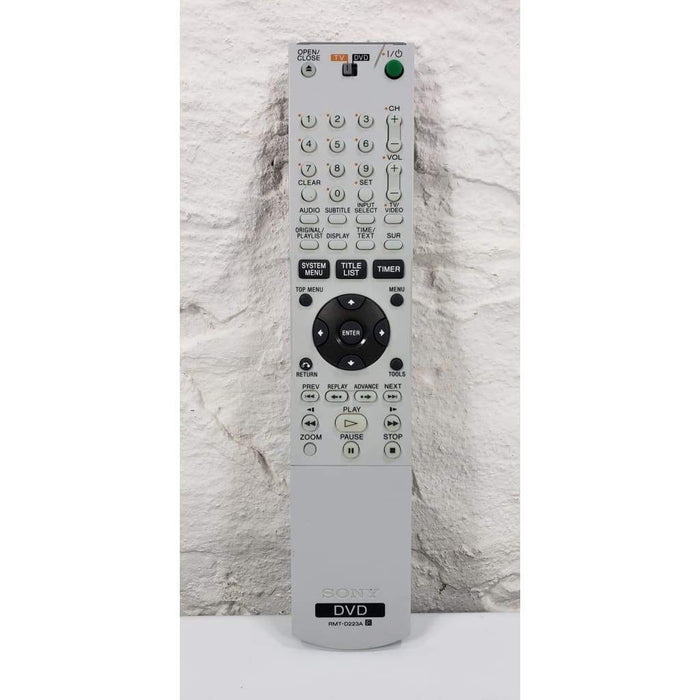 Sony RMT-D223A DVDR DVD Recorder Remote for RDR-GX315 - Remote Control