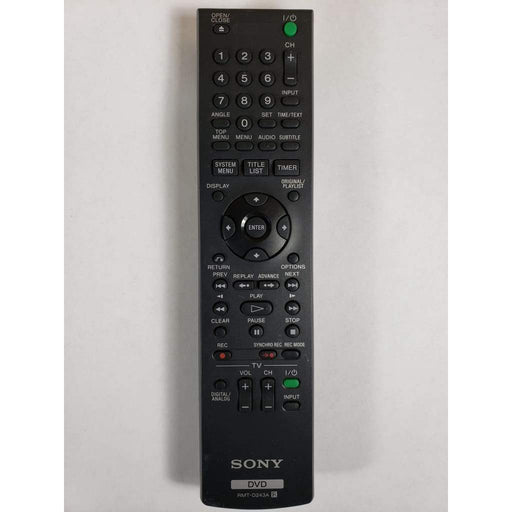 Sony RMT-D243A DVD Remote Control