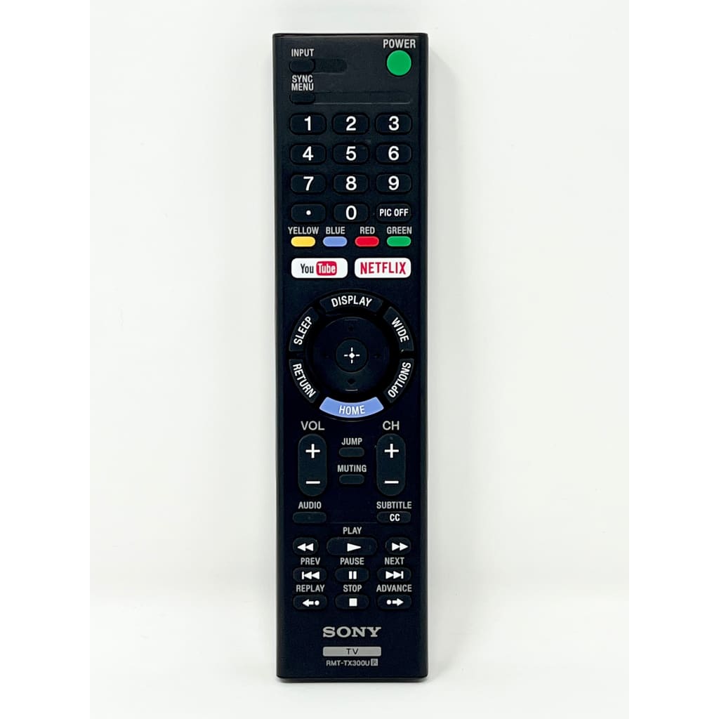 Genuine Sony RMT-TX300U Remote – Works With Most Sony KDL & XBR TVs, Netflix & YouTube Buttons