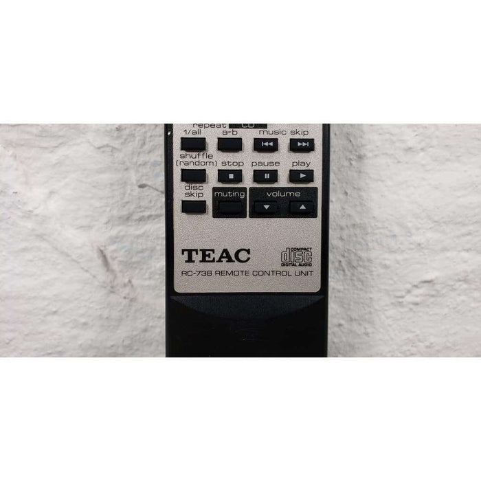 TEAC RC-738 Audio Remote Control for EXCD3, MCD90, CRH130, MCD85