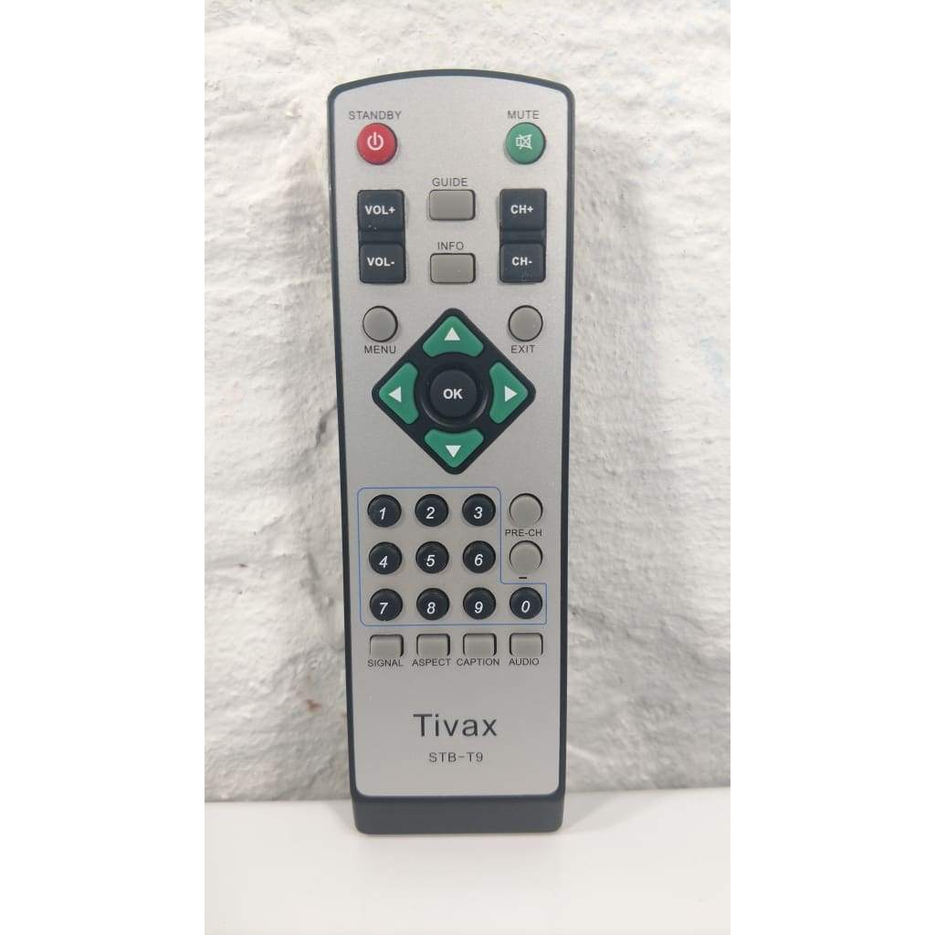 Tivax Digital Converter Box Remote Control STBT8 STBT9 STBT8 STBT9