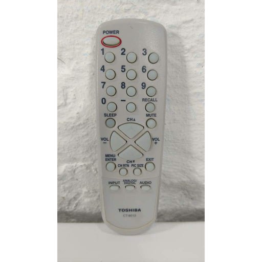 Toshiba CT-8012 TV Remote Control For 32D47 27DF47 27D47 - Remote Control