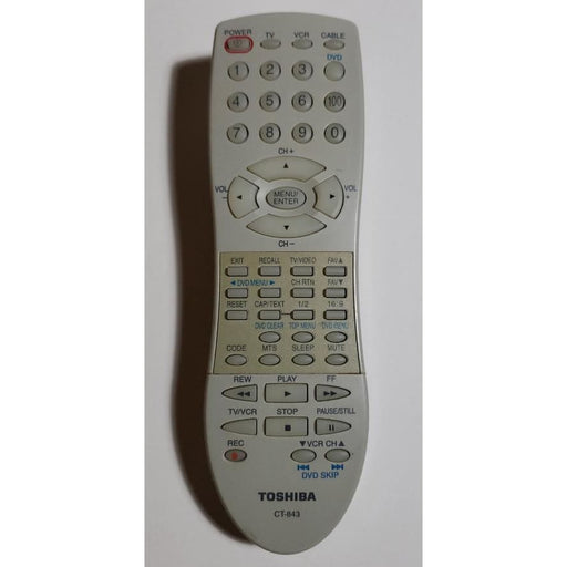 Toshiba CT-843 TV Remote Control - Remote Control