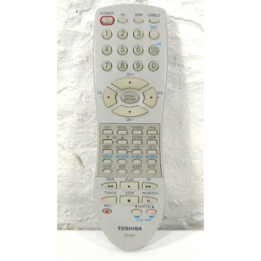Toshiba CT-847 TV Remote Control