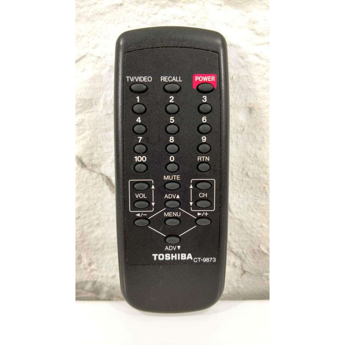 Toshiba CT-9873 TV Remote for CF19F30 CF19G22 CF19H22 CF19H32 CF20F40 - Remote Controls