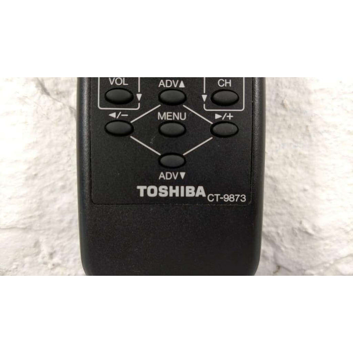 Toshiba CT-9873 TV Remote for CF19F30 CF19G22 CF19H22 CF19H32 CF20F40