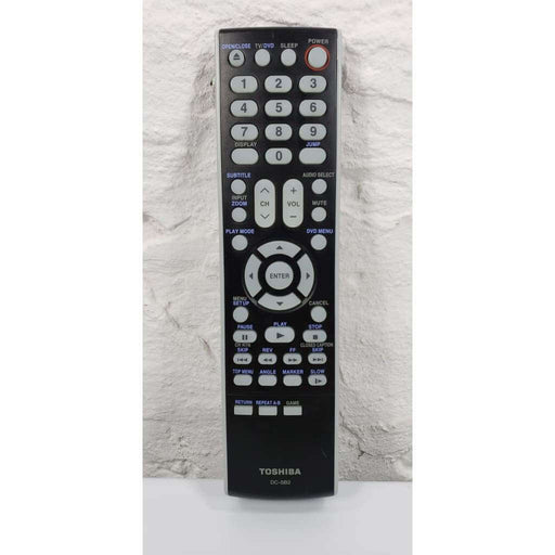 Toshiba DC-SB2 TV DVD Combo Remote for MD13Q42 MD14F12 MD14F52 MD20F12 MD20F52 MD20Q42 MD24F52