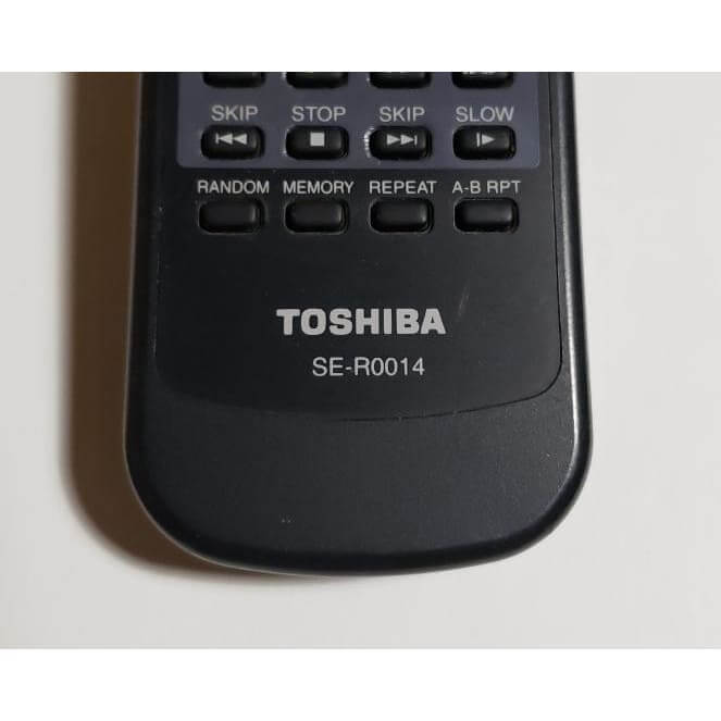 Toshiba SE-R0014 DVD Remote Control