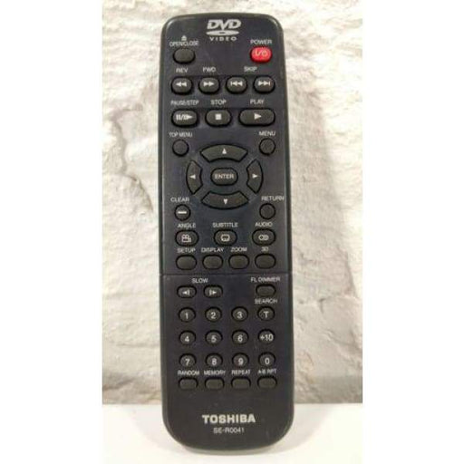 Toshiba SE-R0041 DVD Remote Control for SD1600 SD1600C SD1600U SD6100