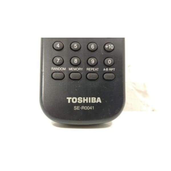 Toshiba SE-R0041 DVD Remote Control for SD1600 SD1600C SD1600U SD6100