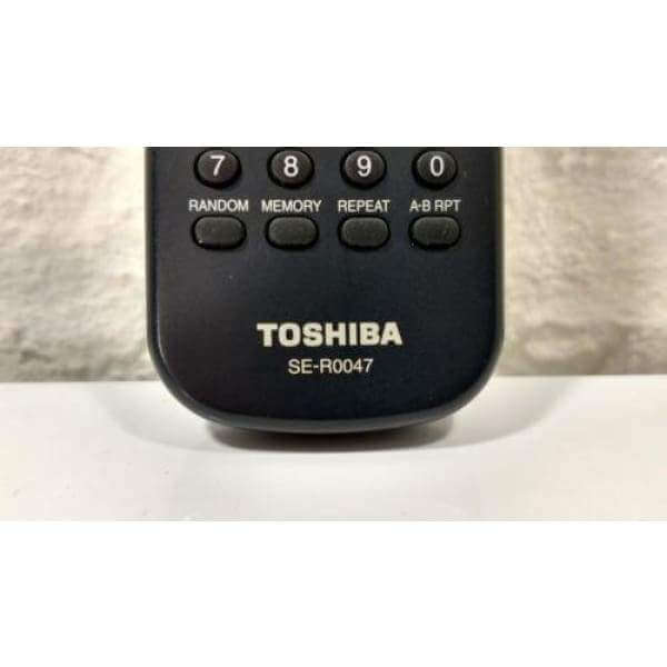 Toshiba SE-R0047 DVD Remote for SD-1700 SD-1750 SD-2700 SD-2710 etc.