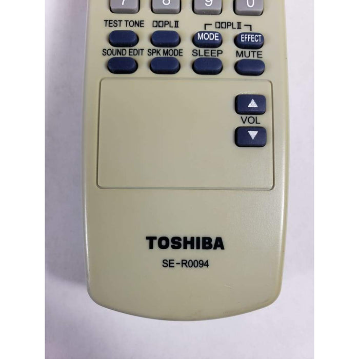 Toshiba SE-R0094 DVD Player Remote Control