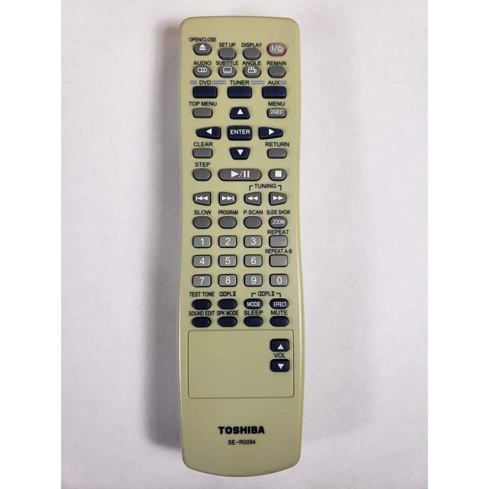 Toshiba SE-R0094 DVD Player Remote Control