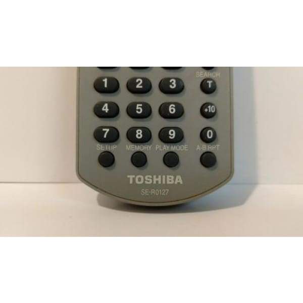 Toshiba SE-R0127 DVD Remote for SD-3960 SD-3960SU SD-3960SU1 SD-K741