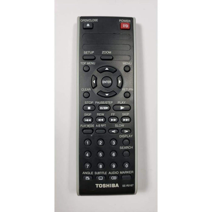 Toshiba SE-R0167 DVD Player Remote Control - Remote Control