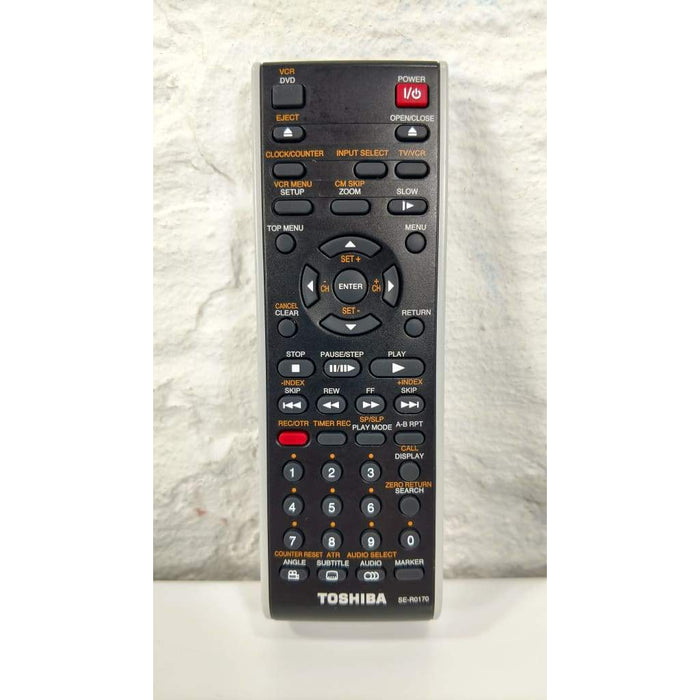 Toshiba SE-R0170 DVD VCR Combo Remote Control - Remote Control