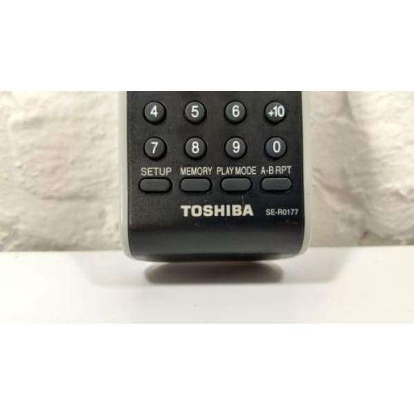 Toshiba SE-R0177 DVD Player Remote Control SD-3980 SD-3980SU SD-260SA SD-260SV