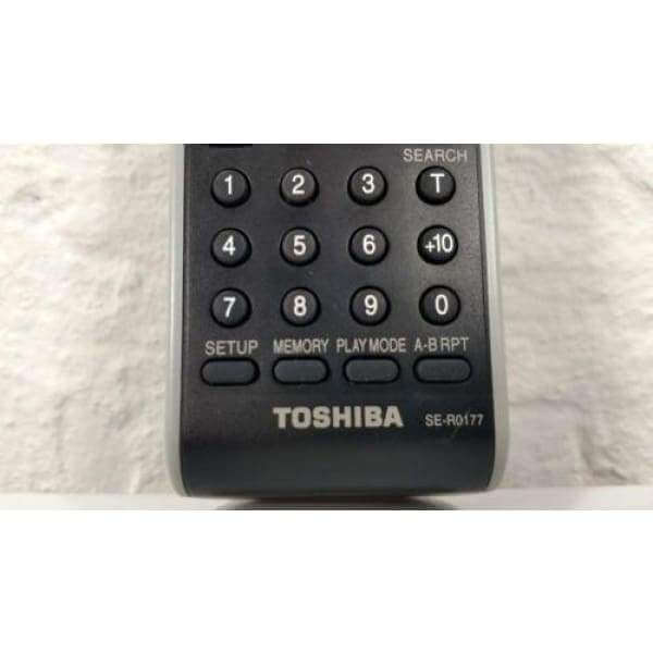 Toshiba SE-R0177 DVD Remote Control for SD3980 SDK750 SKD750SU2 SD3980SC2 - Remote Controls