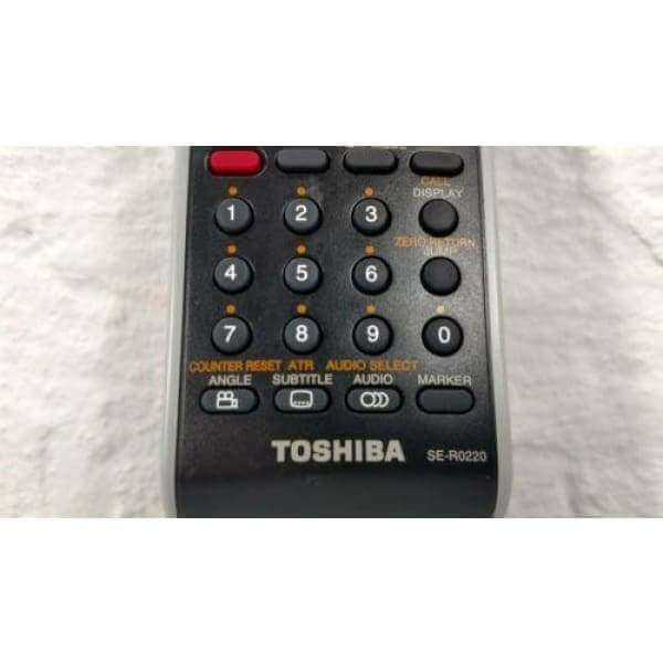 Toshiba SE-R0220 DVD/VCR Combo Remote Control - Remote Controls