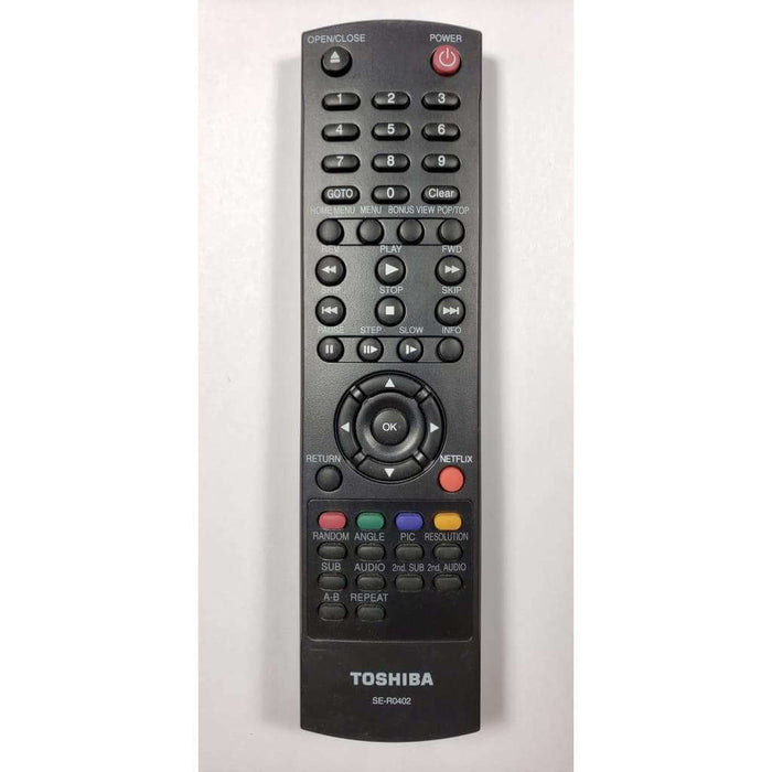 Toshiba SE-R0402 Blu-Ray DVD Player Remote Control