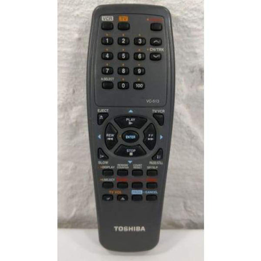 Toshiba VC-513 VCR Remote for M-2120 M-2134 M-2220 M-2430 M-2700 M-5120 - Remote Controls