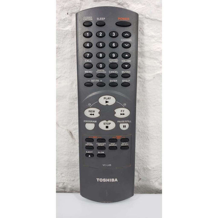 Toshiba VC-L4B VCR VHS Remote for MV19L4 MV19M4 MV13L4 MV13M4