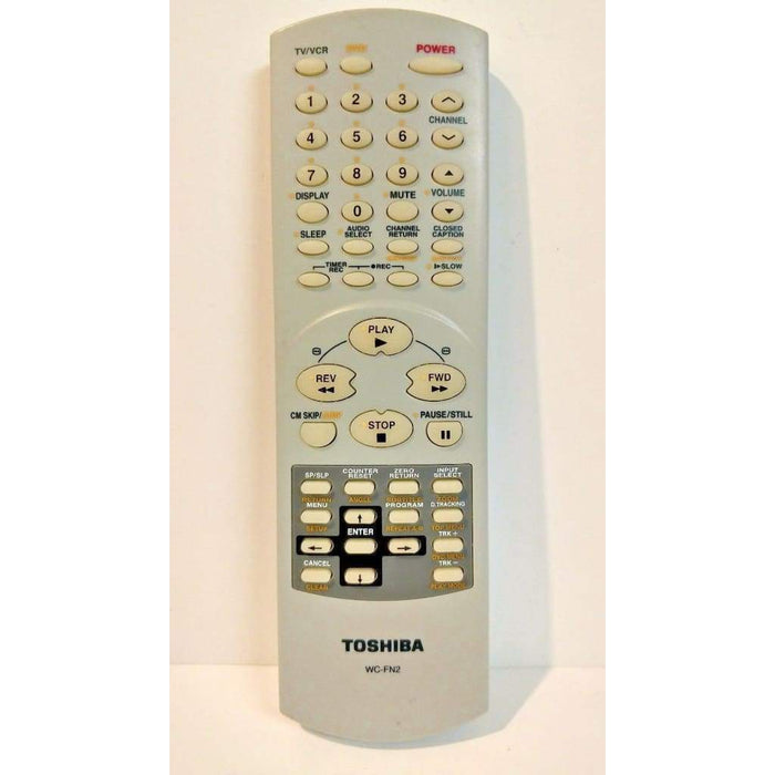 Toshiba WC-FN2 TV VCR DVD Remote Control for MW20FN3R MW20FP1 MW20FP1C MW20FP3