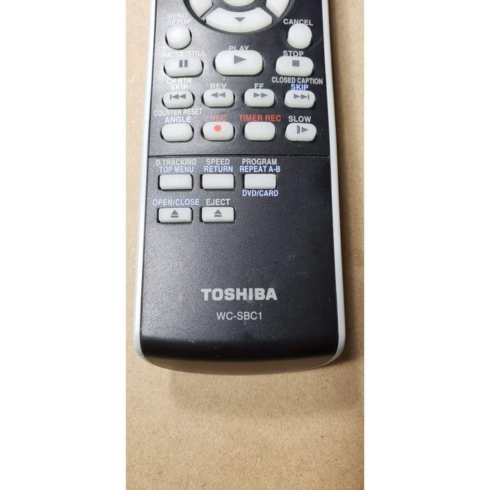Toshiba WC-SBC1 TV/VCR/DVD Combo Remote Control