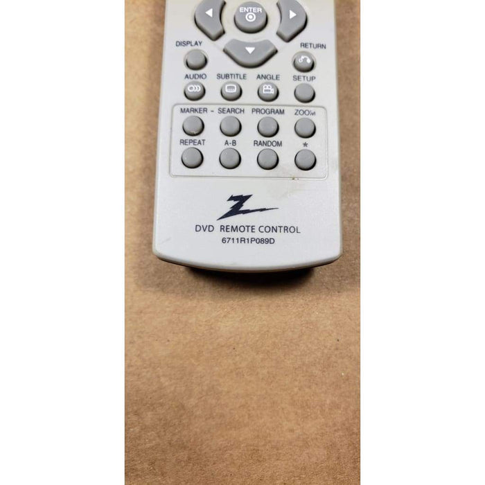 Zenith 6711R1P089D DVD Remote Control