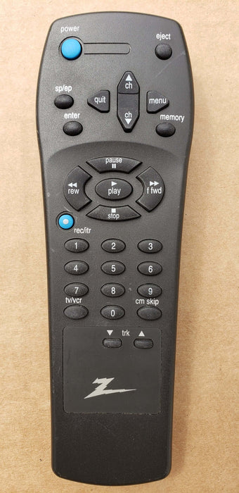 Zenith SC411Z VCR Remote Control